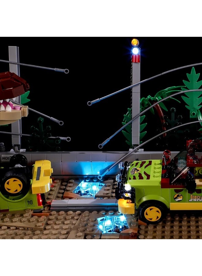 BRIKSMAX BRIKSMAX Light for Lego T. rex-Breakout 76956 - Led Lighting Kit Compatible with Lego 76956 - Not Include The Lego Set  - Image 3