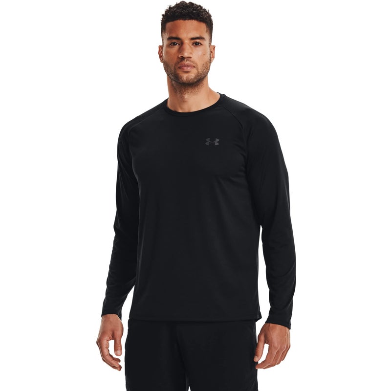 Under Armour Men's UA Techâ„¢ Long Sleeve MD Black - Image 1