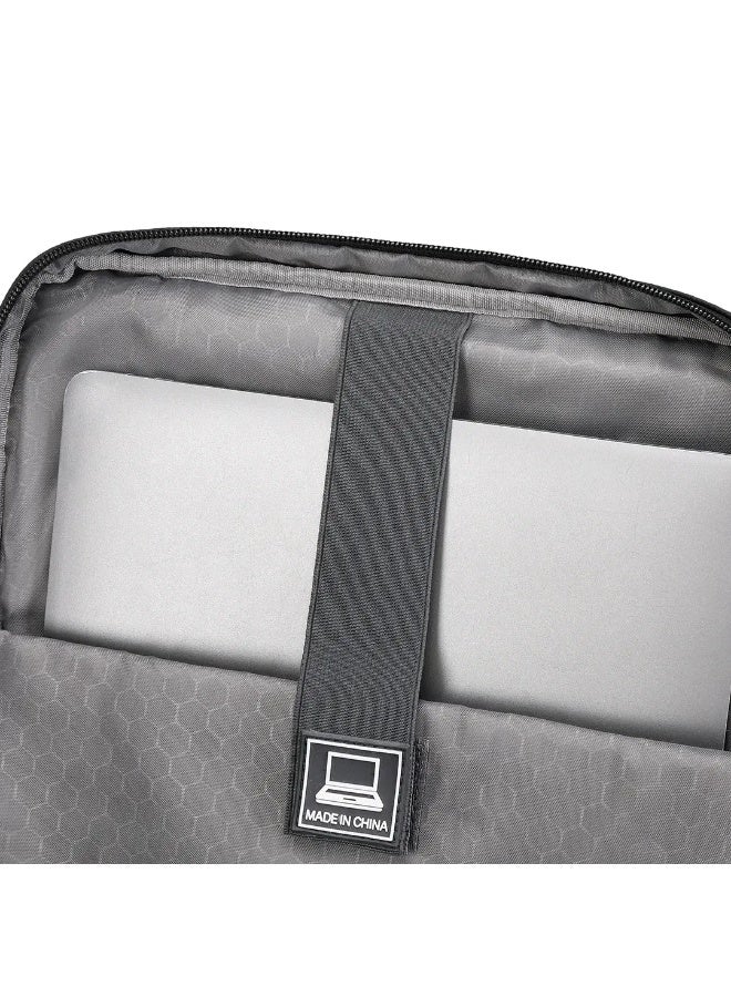 RAHALA Business Travel Laptop Anti-Theft Durable Computer Bag With USB Charging Port Waterproof College School Backpack For Men & Women Fits 15.6 Inch Notebook Black - Image 3