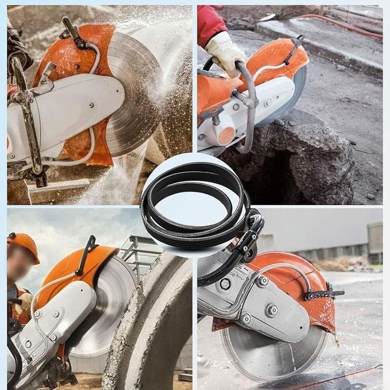 4 قطع حزام القيادة 94900007900 متوافق مع منشار الخرسانة TS420 TS500i Cutquik - Image 5