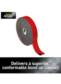 Scotch  Scotch Mount Extreme Tape Mega Roll 1 in x 400 in. (25.4mm x 10.16m), 1 roll/pack | 1.5 m Holds up 13.6 kg | Black color | Higher Adhesion | Multi-Surface | No Tools | Double Sided Adhesive Tape  - Image 2