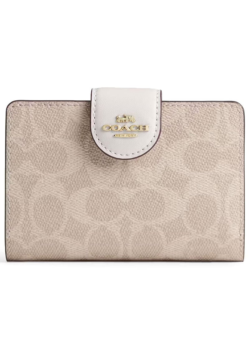 كوتش اوت ليت محفظة كوتش COACH حريمي سيجنتشر خاكي بني موديل CW786 - Image 1