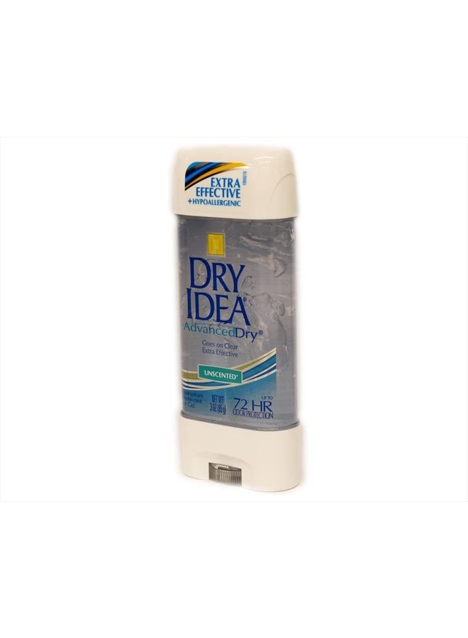 Dry Idea Advanced Dry Unscented Antiperspirant & Deodorant Clear Gel 3 oz (Pack of 11) - Image 3