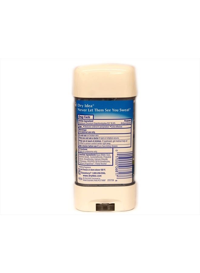 Dry Idea Advanced Dry Unscented Antiperspirant & Deodorant Clear Gel 3 oz (Pack of 11) - Image 4