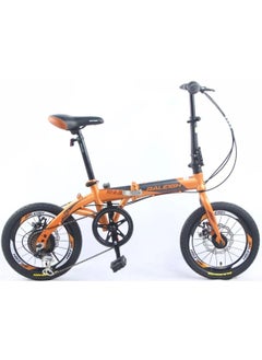RALEIGH Raleigh 16 Inch Carbon Steel Foldable City Bike and Custom 7-Speed Foldable Bike  - Image 1