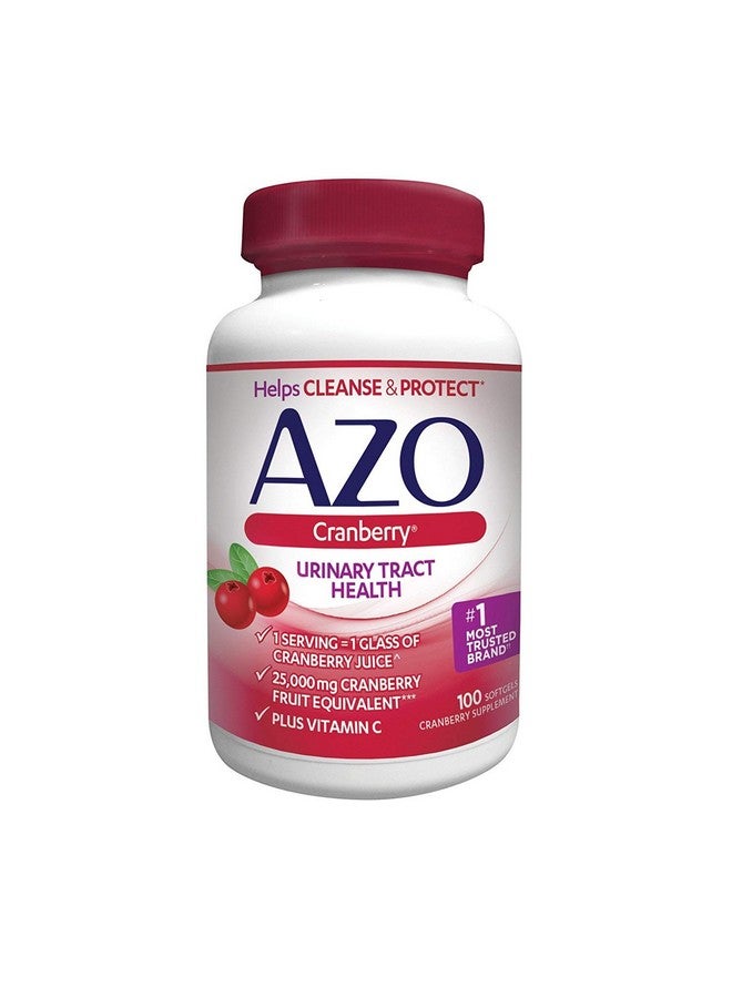 AZO Cranberry, Maximum Strength, Softgels 100 ea (Pack of 6)