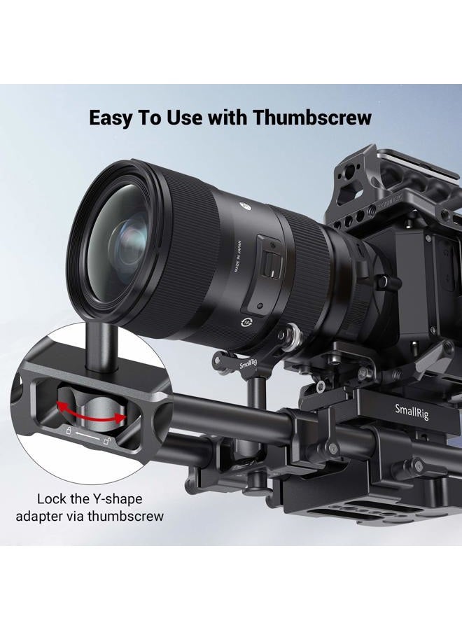 SmallRig Universal 15mm LWS Rod Mount Lens Support 2727 - Image 4