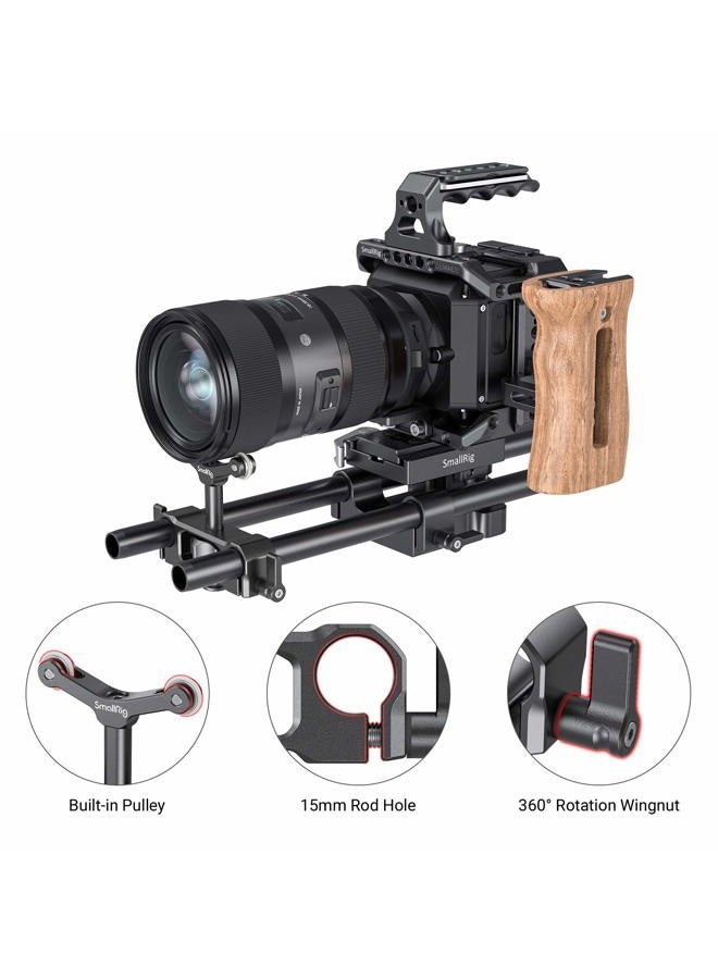 SmallRig Universal 15mm LWS Rod Mount Lens Support 2727 - Image 5