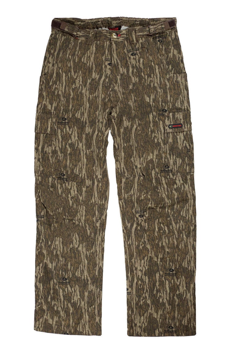 Mossy Oak Mens Cotton Mill Camo Hunting Pants Small Bottomland - Image 2