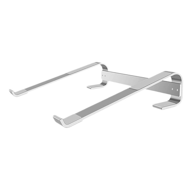 1pc Ergonomic Laptop Stand Desktop Holder Notebook Cooling Portable Silver Shelf Lightweight Design - Image 2