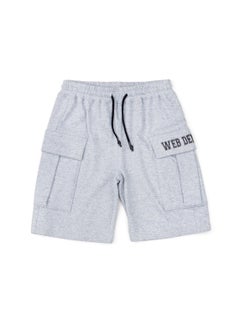 Web Denim Web Denim 100% Cotton Fleece Regular Fit Teens Knit Shorts Stylish, Comfortable Bottoms For Boys  - Image 1