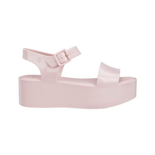 Melissa Mar Women's Sandals - Trendy & Comfortable Platform Sandals for Women, Wedge Sandals, Dressy Summer Sandals, Women's Jelly Shoes with Adjustable Ankle Strap, Jellies, Light Pink, 8 - Image 5