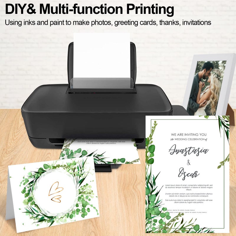 Utron 56 Pack 5x7 White Blank Cardstock Paper, 250GSM Thick, 90 lb, Printable on Both Sides - Image 3