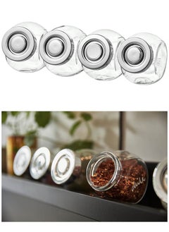 co arma Rajan Spice Jar, Glass, Aluminum  - Image 3