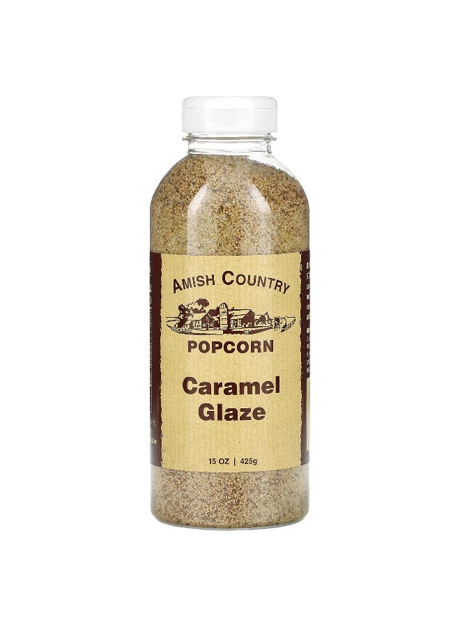 Amish Country Popcorn, Popcorn Glaze, Caramel, 15 oz (425 g) - Image 1