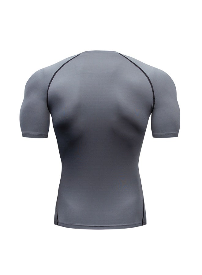 Men's sports T-shirt and quick-drying running set - Image 3