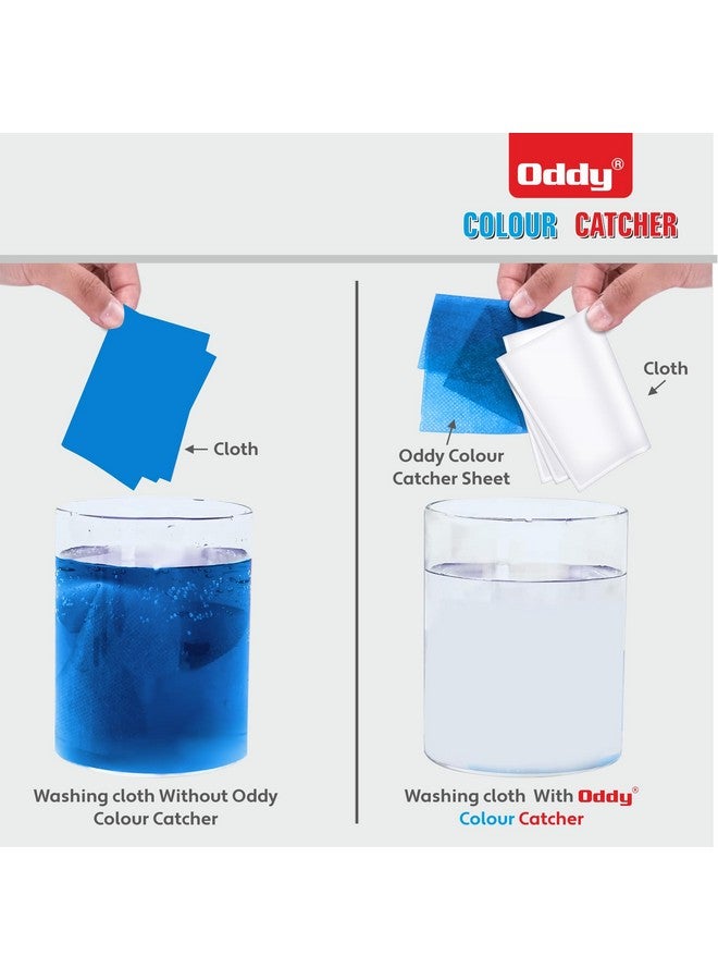 Oddy Dirt & Colour Catcher For Laundry, Allow Mixed Washes, Prevent Colour Runs And Maintain Original Colour Of Clothing, Pack Of 60 Sheets - Image 4