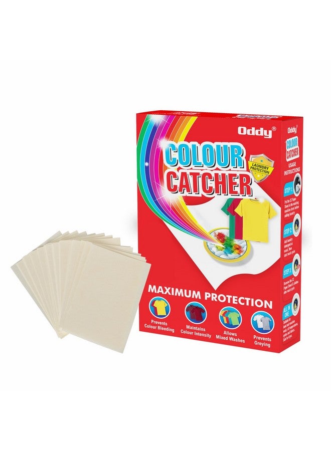 Oddy Dirt & Colour Catcher For Laundry, Allow Mixed Washes, Prevent Colour Runs And Maintain Original Colour Of Clothing, Pack Of 60 Sheets - Image 1