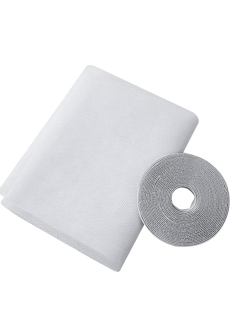 Adjustable Window Screen Anti Mosquito Net Protector Kit with Self Adhesive Tape 150X150Cm - Image 3