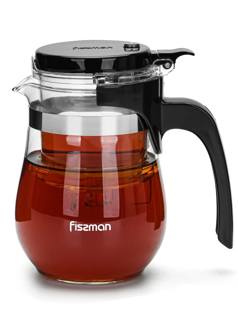 فيسمان Tea Pot with Removable Infuser 550mL, Glass Teapot Gunfu Series
