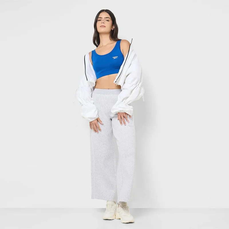 Reebok Vector Blue Reebok Luna Scoop Neck Small Logo Women's Bra Top - Vector Blue for Women | Best Price UAE