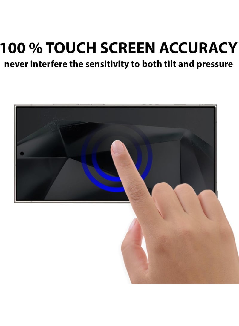 INEIX Samsung Galaxy S24 Ultra Screen Protector, [5D Touch] Anti Spy 9H Tempered Glass, Full Cover Screen Protector Anti-Fingerprint Screen Protector For Samsung Galaxy S24 Ultra - Image 5