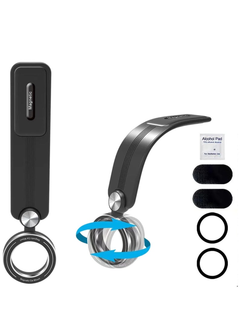 ELTRAZONE Universal Car Phone Holder Mount for iPhone 16 Pro - 20 Strong Magnets with 360° Rotation (Black) - Image 1