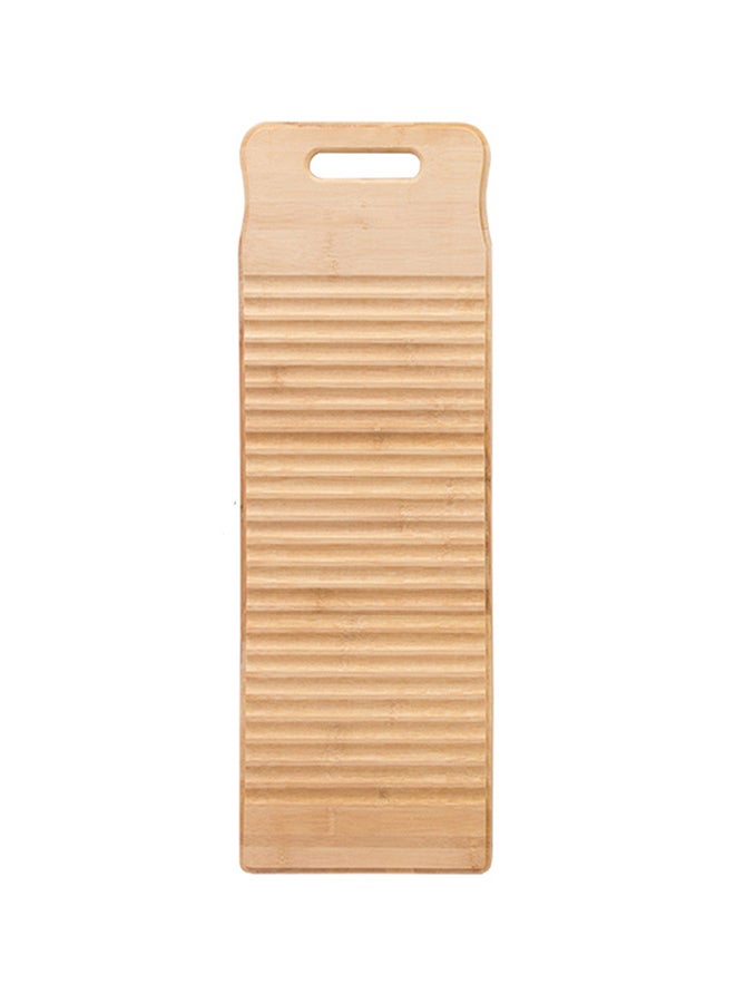 Loquat Wooden  Washing Board Brown 18x50centimeter - Image 1