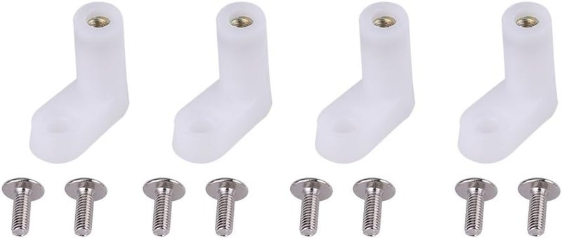 FTVOGUE 100 Pcs Black L Type PCB Mounting Feet with Screws for Gaming Motherboard - Image 2