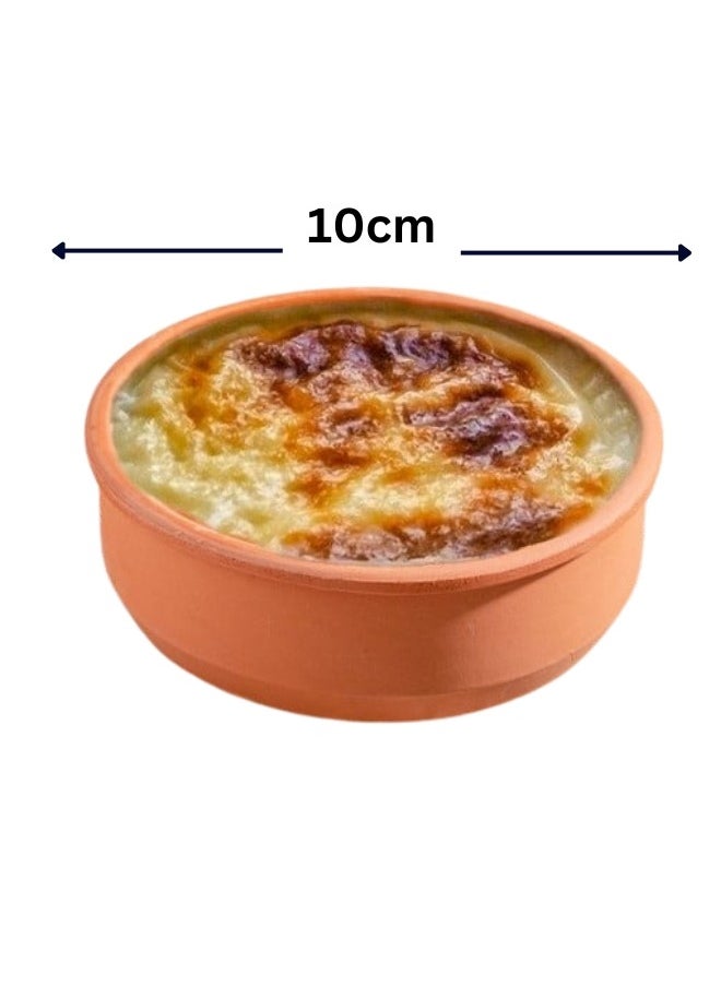 Happy Home Clay Bowl Set Of 6 Pieces Healthy And Heat Resistant Diameter 10cm  - Image 3
