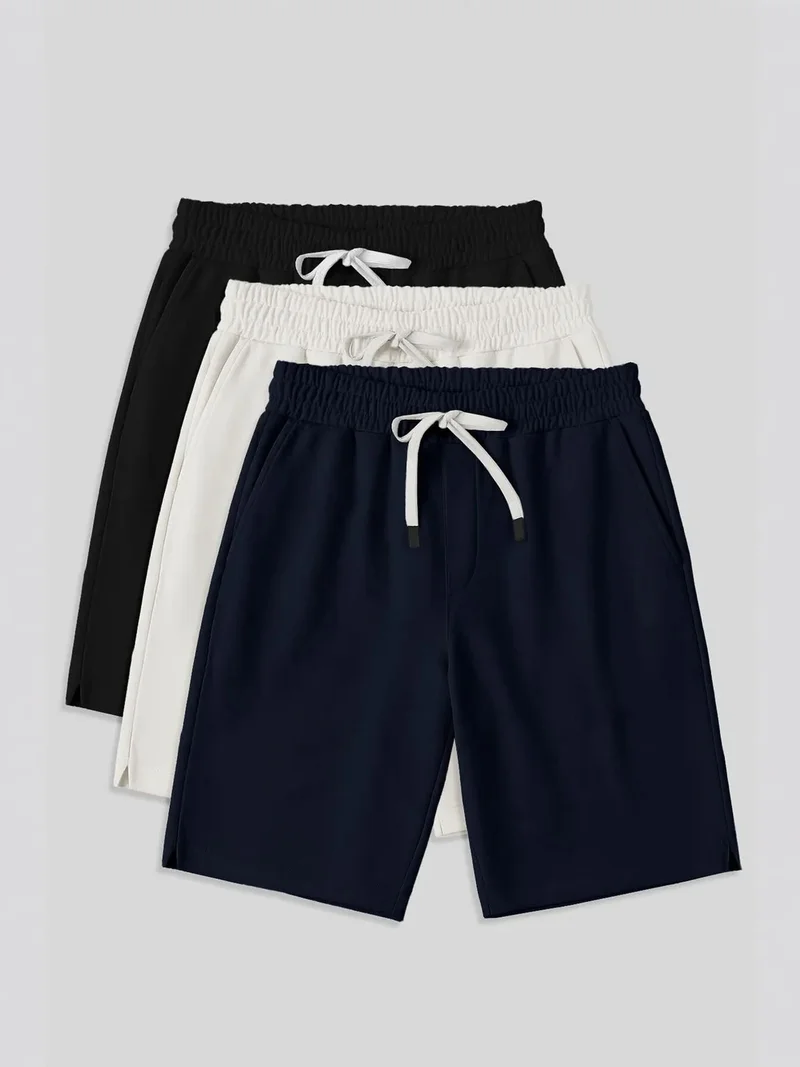 TOMMYLIFE TOMMY Men's Cotton-Blend Jersey Shorts