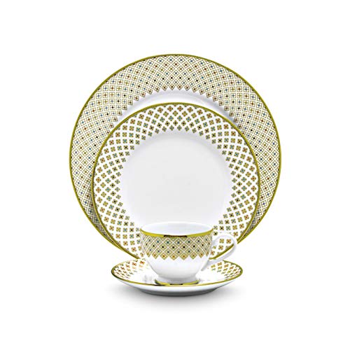 Noritake Japan - Porcelain Serving Bowl 1 pc - Luxury Dining and Kitchen Set - Hearth Collection Petite Fleur Golden Spare Small Serving Bowl 600 ml - Image 1