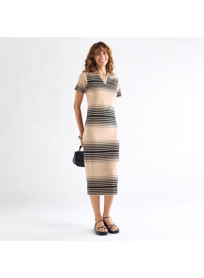 Splash FAV Striped Knit Dress  - Image 2