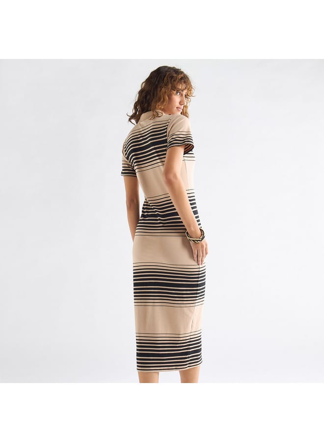 Splash FAV Striped Knit Dress  - Image 3