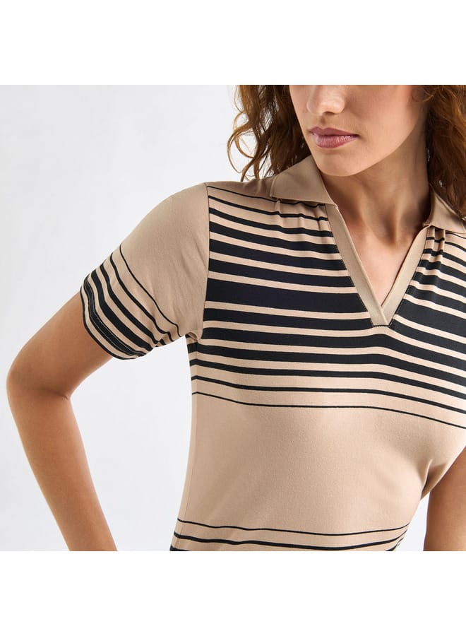 Splash FAV Striped Knit Dress  - Image 4