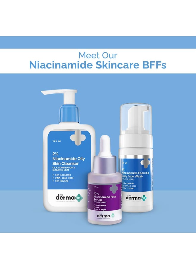 THE derma Co The Derma Co 2% Niacinamide Gentle Skin Cleanser for Sensitive, Dry, Normal Skin - 125 ml Non-Irritant | 100% Soap-Free | Non-Oil Stripping | Gently Cleanses Makeup  - Image 3