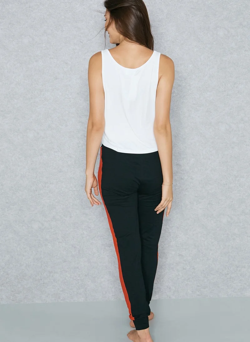 Lounge District Slogan Pyjama Set