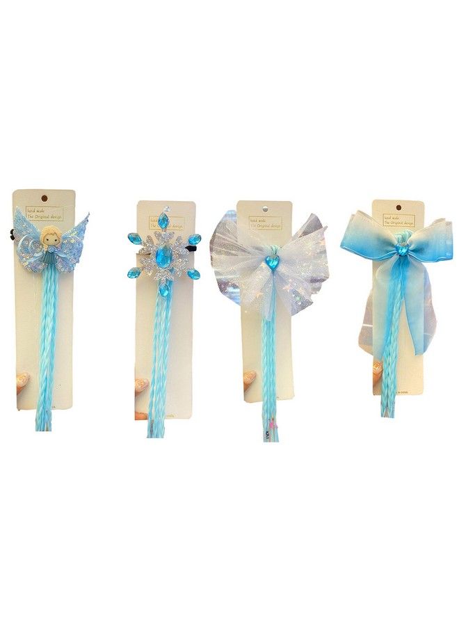 Fancydresswale Snowflake Hair Clips Princess Hair Bow Dress Up Accessories For Parties And Dressingup - Image 2
