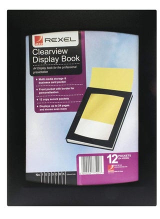1 Pack Clear View A4 Black Display Book (Pack of 12) - pzsku/Z442B26AA9DDE38FE2D88Z/45/_/1703660803/486ba80c-9195-45d7-8a3e-d4632fd00f99