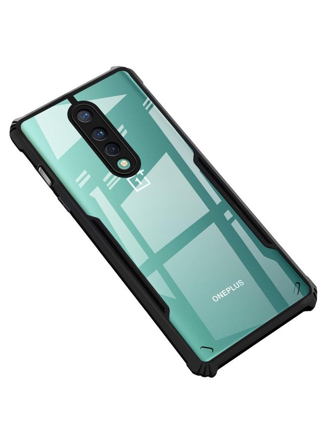 ZAPCASE غطاء خلفي Zapcase لهاتف OnePlus 8 | غطاء خلفي متوافق مع OnePlus 8 | غطاء خلفي حماية هجين 360° | غطاء شفاف مع حماية الكاميرا | TPU + PC أسود غير لامع - Image 1