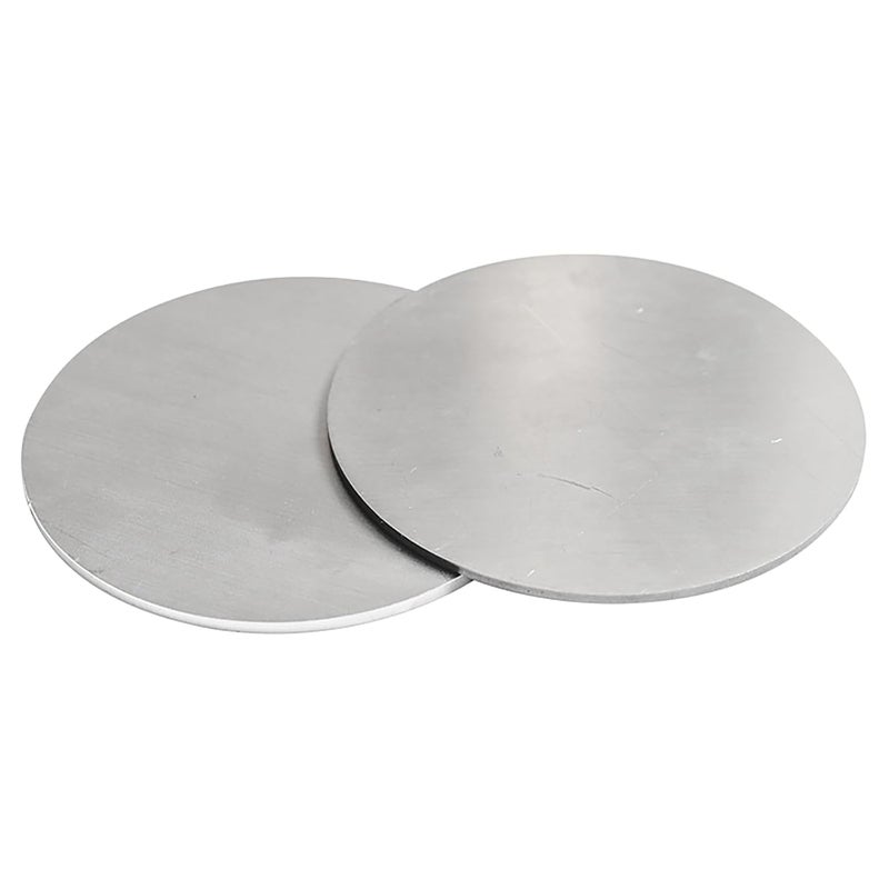 Metal Round Plate， 2 Pcs 300mm Diameter Thickness 0.6mm-5mm Round Metal Plate for DIY, Crafting,(0.8mm) - Image 1