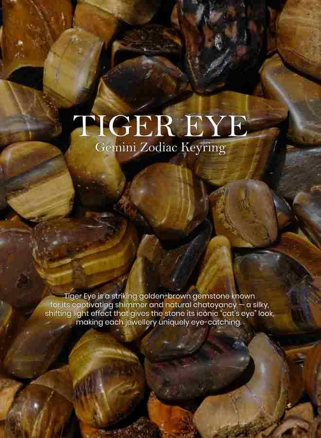 British Fossils ميدالية مفاتيح الأبراج برج الجوزاء GTE