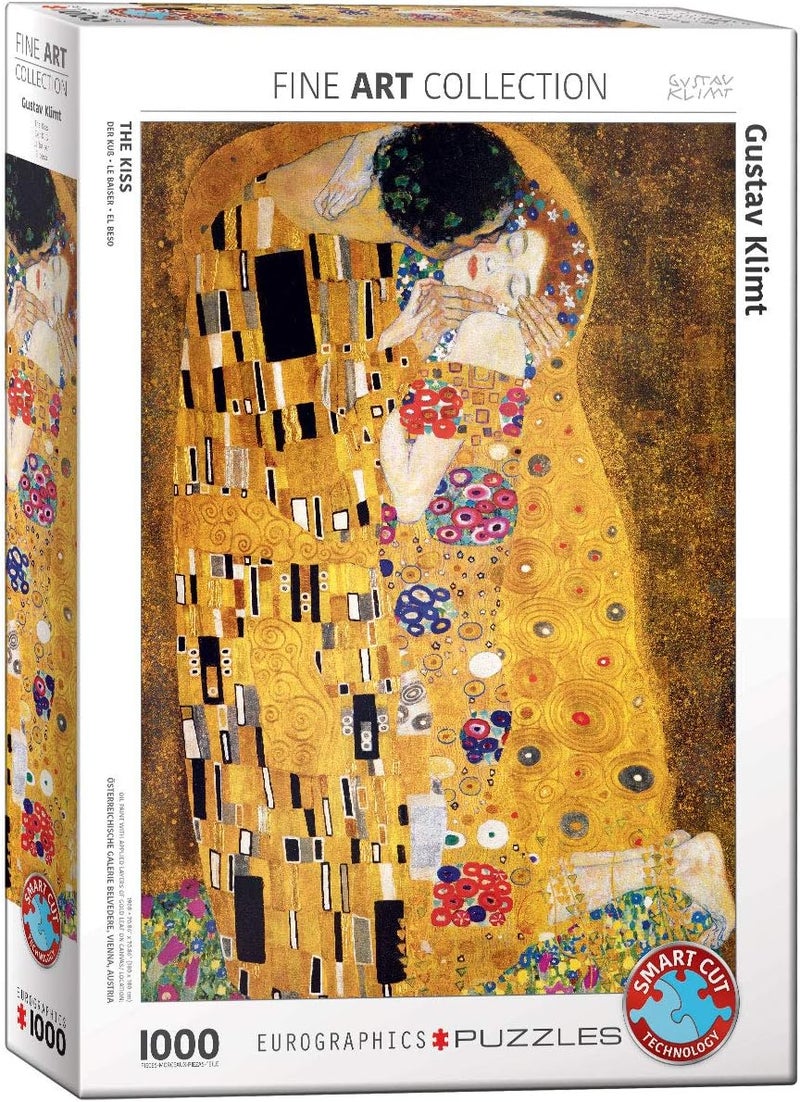 Eurographics Gustav Klimt The Kiss 1000 Piece Jigsaw Puzzle by, Yellow