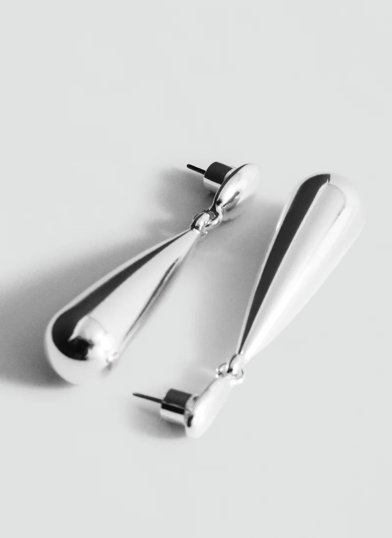 Mango PL-PLATA Teardrop Dangle Earrings for Women | Best Price UAE