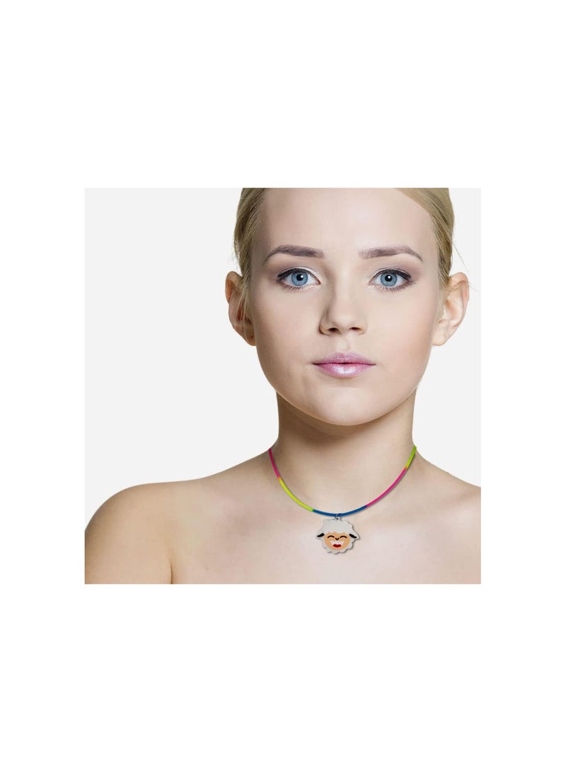 GGOOT 6Pcs Themed Animal Necklace Decorative Colored Silicone Necklace (Random Style) - Image 5