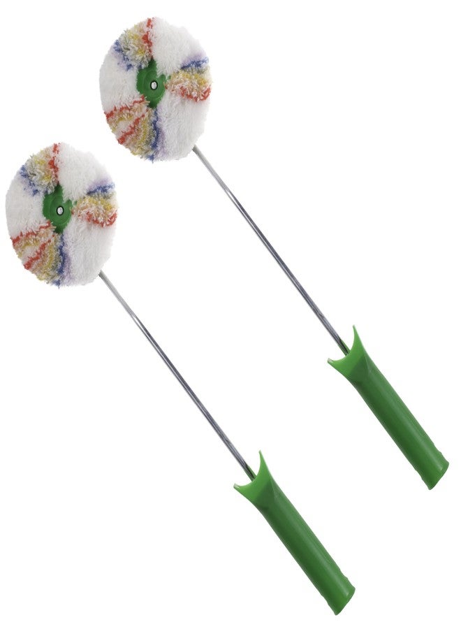 كونيكس أسطوانة طلاء الزوايا من كونيكس - أداة بمقبض طويل لطلاء دقيق للزوايا! تخلص من فرشاة طلاء الزوايا مع هذا الحل الثوري لطلاء الزوايا والأركان! عبوة من قطعتين - Image 1