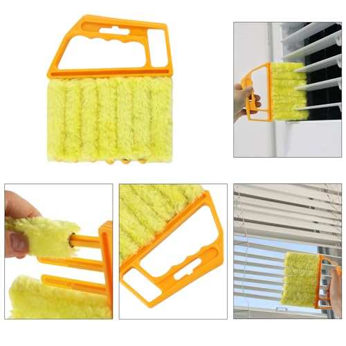 Machomby 8 Pcs Hand-held Groove Gap Cleaning Tools - Door Window Track Crevice Cleaning Brushes Blind Cleaner Duster, Window Magic Cleaning Brush for Shower Door, Car Vents, Air Conditioner, Keyboard - Image 2