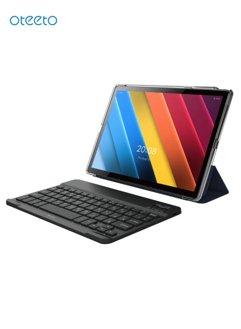 TAB 10 Tablet/8GB RAM + 256 GB ROM/Quad Core 2.0 GHz/5G Network/8000 mAh/8MP Front + 13 MP Rear Camera/Android 13/10.1 Inches IPS LCD/Includes Flip Cover Case,Keyboard,Touch Pen,Tempered Glass,OTG