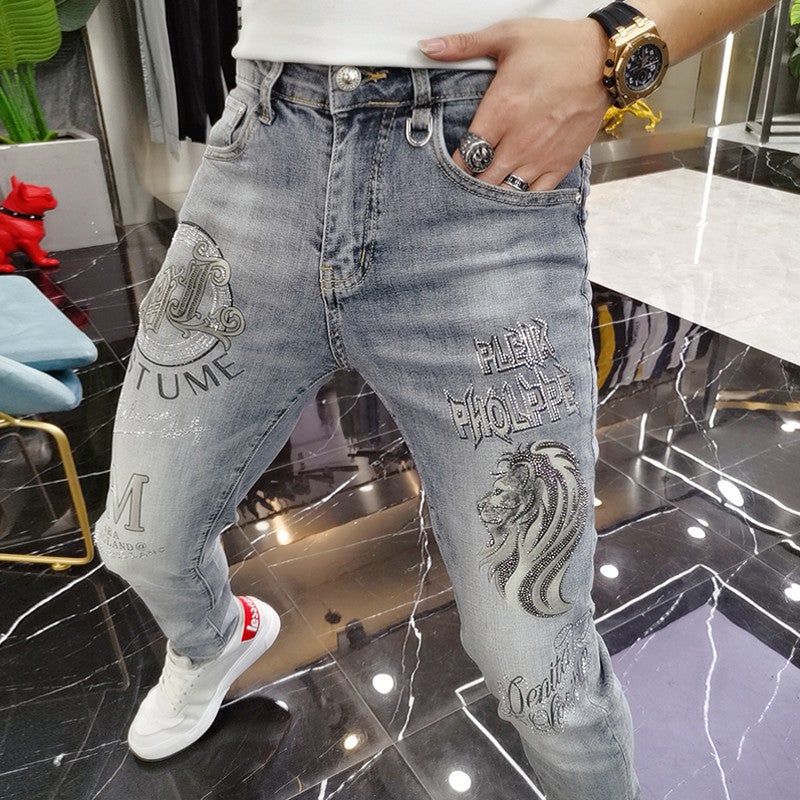 Unisex Classic Denim Jeans Loose Fit Daily Outdoor Wear - Image 5