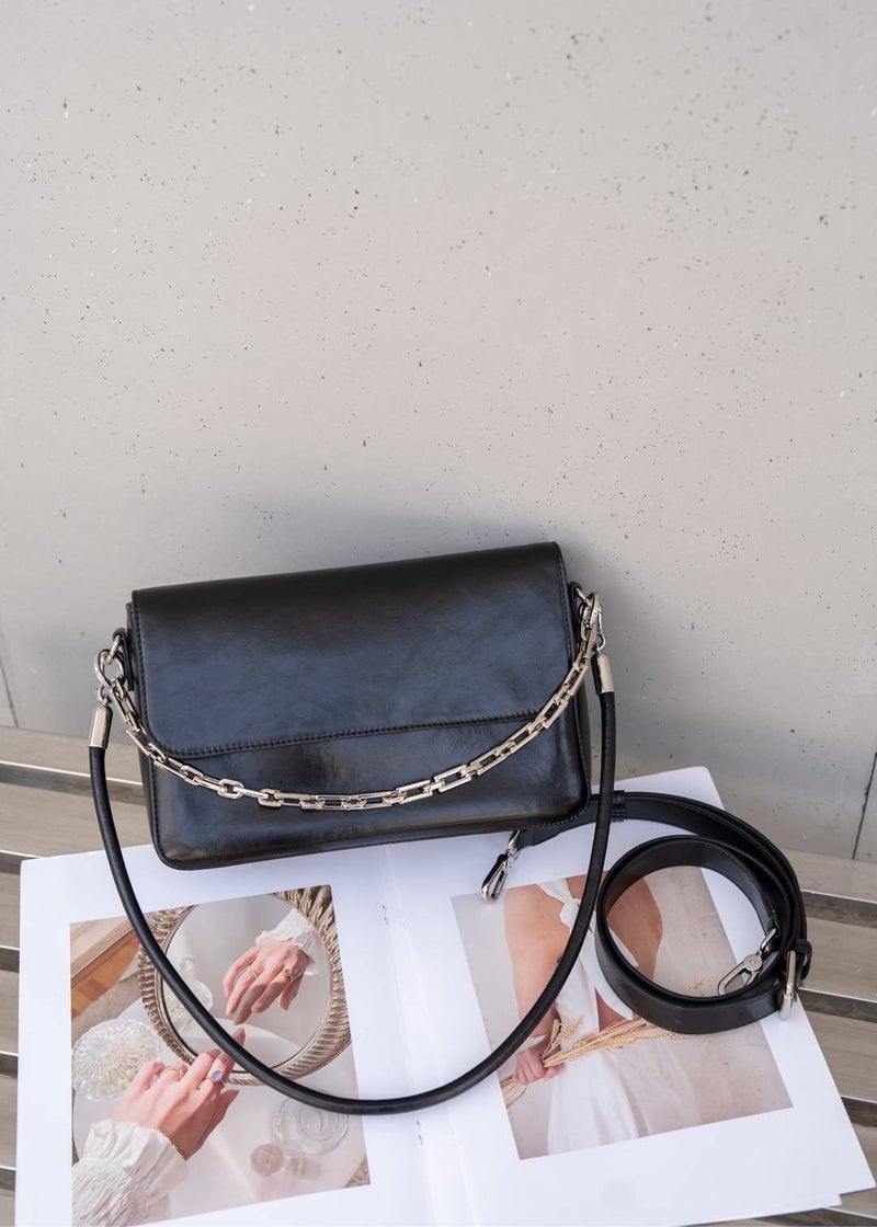 Niche Design Advanced Texture Western Style Chain Small Square Bag 2025 Spring And Fashion All-Match Shoulder Crossbody Bag - Image 1